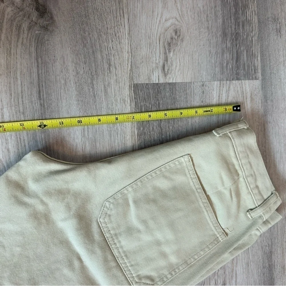 Lioness Beige High Rise Cargo Pants Utility Style Size Small